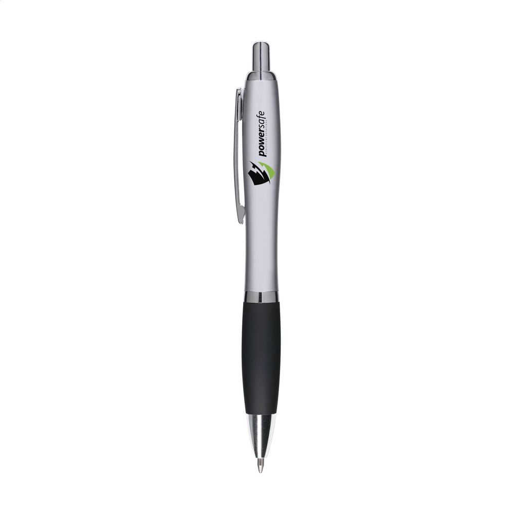 Athos Silver Kugelschreiber - schwarz (± PMS Black)
