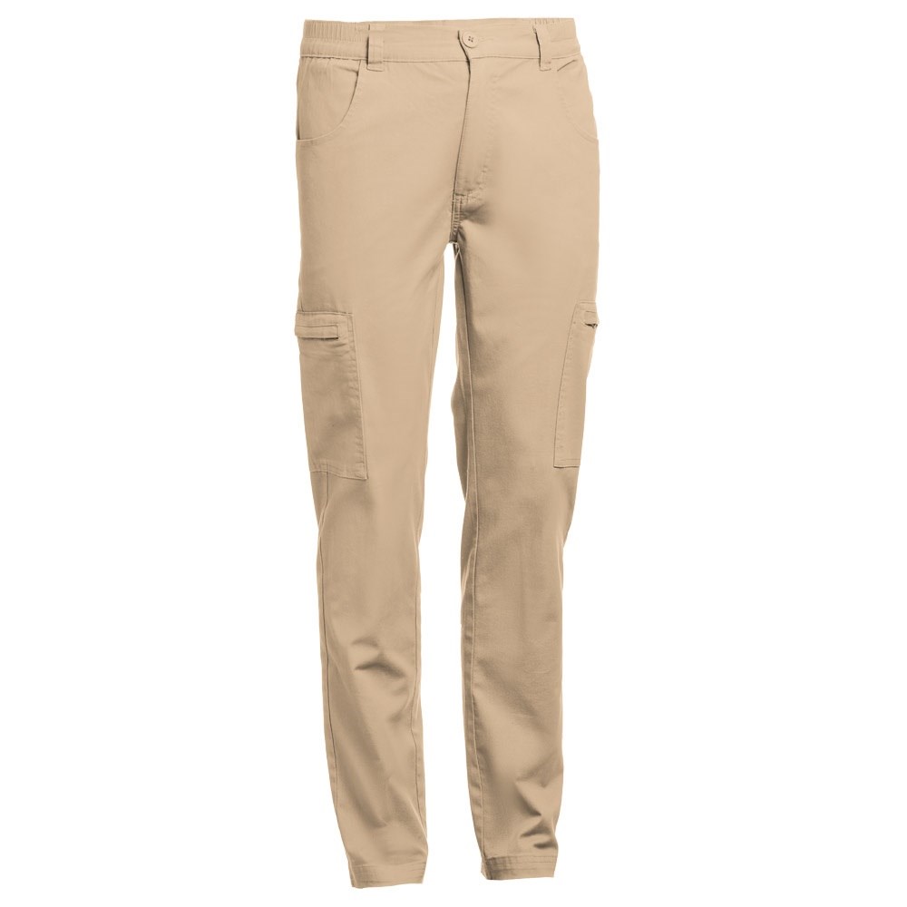 THC TALLINN. Hose aus Baumwolle und Elastan - Hellbraun
